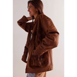 We The Free by Free People Knox Vegan Fringe Jacket